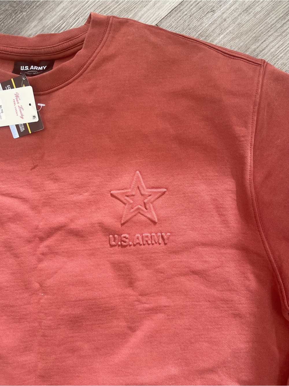 Lucky Brand Kids' Crewneck Sweatshirt - Coral Rust